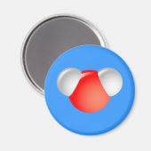 Wassermoleküle H2O Magnet (Vorderseite/Rückseite)