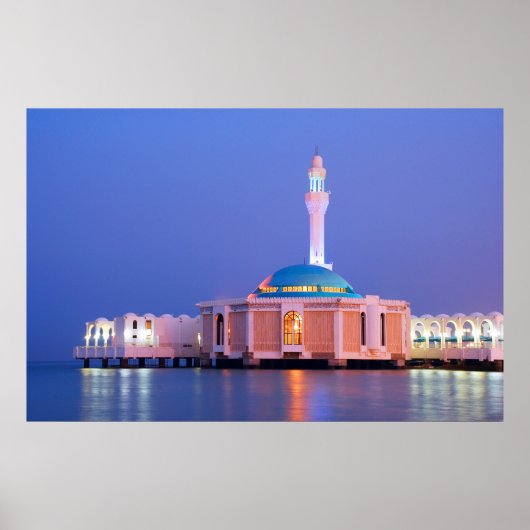 Wassermoschee, Dschidda, Saudi-Arabien Große Leinw Poster (Vorne)