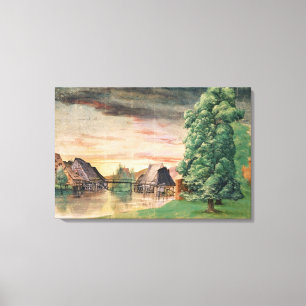 Wassermühle, 1495-1997 leinwanddruck