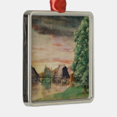 Wassermühle 1495-97 silbernes ornament (Rechts)