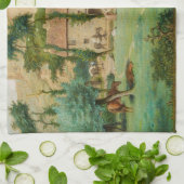 Wassermühle am Fuße des Berges Geschirrtuch (Gefaltet)