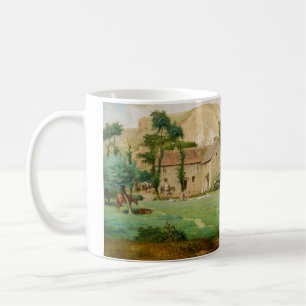 Wassermühle am Fuße des Berges Kaffeetasse