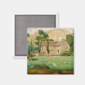 Wassermühle am Fuße des Berges Magnet (Vorderseite/Rückseite)