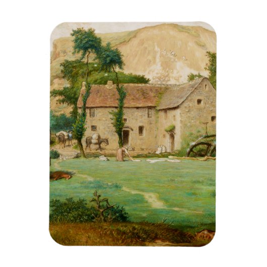 Wassermühle am Fuße des Berges Magnet (Vertikal)