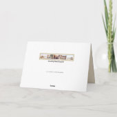 Wassermühle Aquarellmalerei von Farida Greenfield Karte (Rückseite)