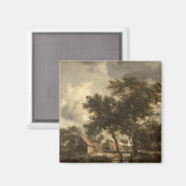 Wassermühle, c. 1660 magnet (Vorderseite/Rückseite)