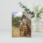 Wassermühle im alten Stil Postkarte (Stehend Vorderseite)