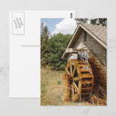 Wassermühle im alten Stil Postkarte (Vorne/Hinten)