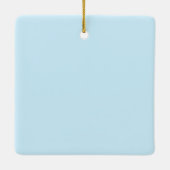 Wassermühle im Schnee Keramikornament (Rückseite)