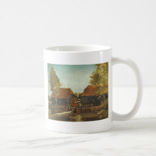 Wassermühle in Kollen bei Nuenen 1884, Van Gogh Kaffeetasse