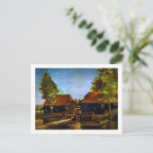 Wassermühle in Kollen (F48a) Van Gogh Fine Art Postkarte (Stehend Vorderseite)