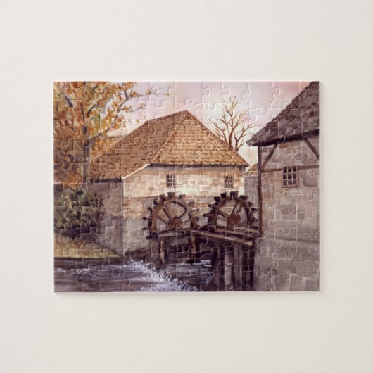 Wassermühle Oostendorper Molen Niederlande Puzzle (Horizontal)