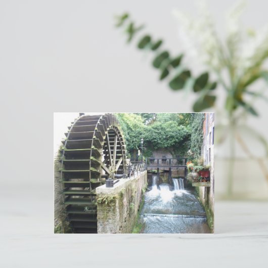 Wassermühle Postkarte (Stehend Vorderseite)