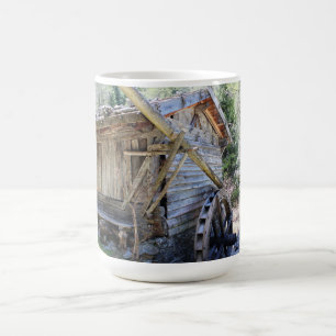 Wassermühle - rustikaler Fotobecher Kaffeetasse