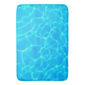 Wassermuster mit Reflektionswellen Badematte (Vorderseite Vertikal)