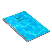 Wassermuster mit Reflektionswellen Notizblock (Rechte Seite)