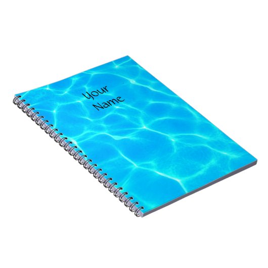 Wassermuster mit Reflektionswellen Notizblock (Rechte Seite)