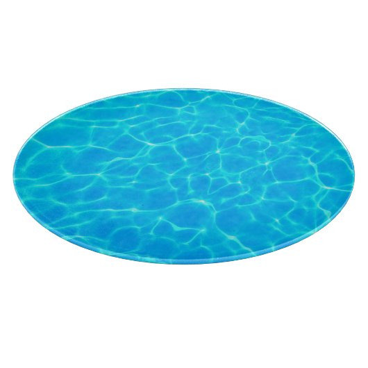 Wassermuster mit Reflektionswellen Schneidebrett (Ecke)