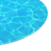 Wassermuster mit Reflektionswellen Schneidebrett (Ecke)