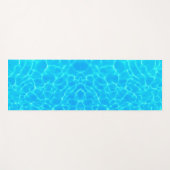 Wassermuster mit Reflektionswellen Yogamatte (Vorderseite (Horizontal))