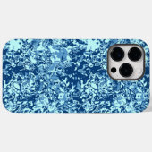 Wassermuster Nr. 1 Schwarze BG Case-Mate iPhone Hülle (Rückseite (Horizontal))
