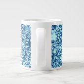 Wassermuster Nr. 1 Schwarze BG Jumbo-Tasse (Rückseite)