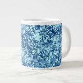 Wassermuster Nr. 1 Schwarze BG Jumbo-Tasse (Vorderseite Rechts)