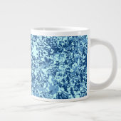 Wassermuster Nr. 1 Schwarze BG Jumbo-Tasse (Rechts)