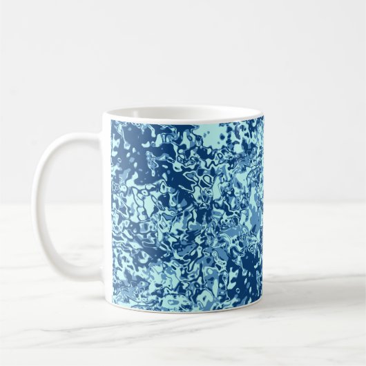 Wassermuster Nr. 1 Schwarze BG Kaffeetasse (Links)