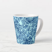 Wassermuster Nr. 1 Schwarze BG Milchtasse (Rechte Ecke)