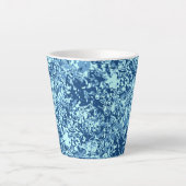 Wassermuster Nr. 1 Schwarze BG Milchtasse (Vorderseite)