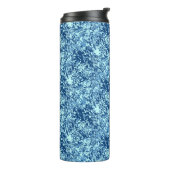 Wassermuster Nr. 1 Schwarze BG Thermosbecher (Nach links gedreht)