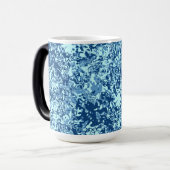 Wassermuster Nr. 1 Schwarze BG Verwandlungstasse (Vorderseite Links)