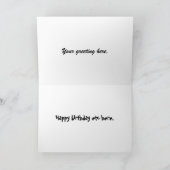 Wässern Sie in Wein Karte (Innenseite)