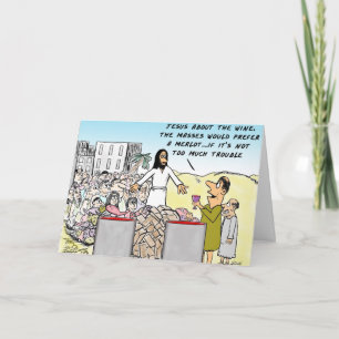 Wässern Sie in Wein Karte