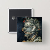 Wässern Sie, (Öl auf Leinwand), Arcimboldo, Button (Vorne & Hinten)