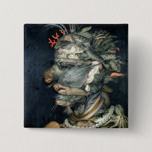 Wässern Sie, (Öl auf Leinwand), Arcimboldo, Button (Vorderseite)