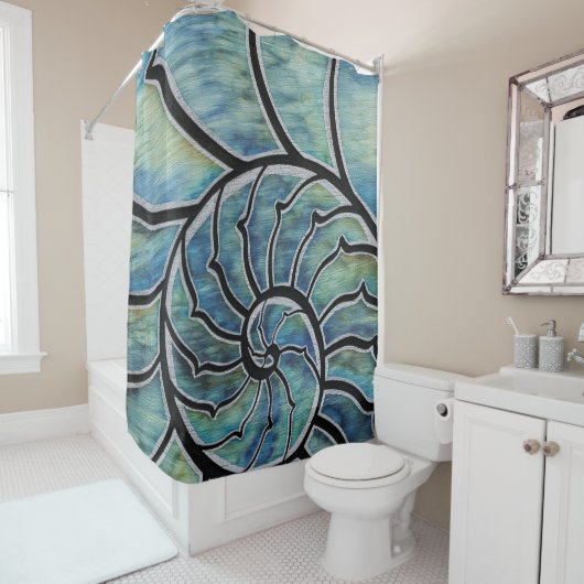 WasserNautilus Duschvorhang (Beispiel)