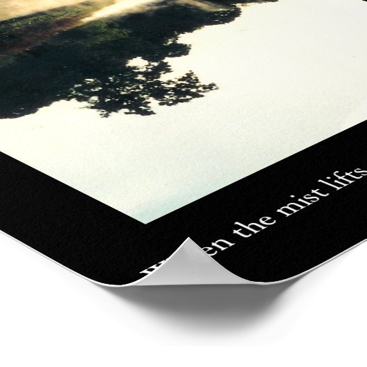 Wassernebel Poster (Ecke)