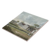 Wässerntee-Pflanzen (w/c auf Papier) Fliese (Seite)