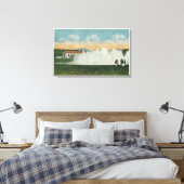 Wassernutzung im Ashokan-Stausee Leinwanddruck (Insitu (Schlafzimmer))