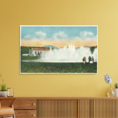 Wassernutzung im Ashokan-Stausee Leinwanddruck (Insitu (Wohnzimmer))