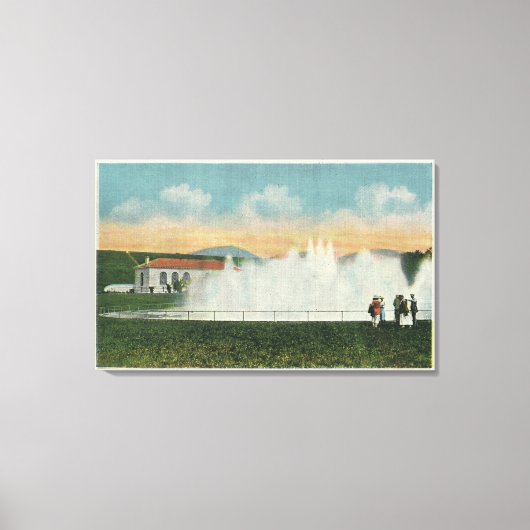 Wassernutzung im Ashokan-Stausee Leinwanddruck (Vorderseite)