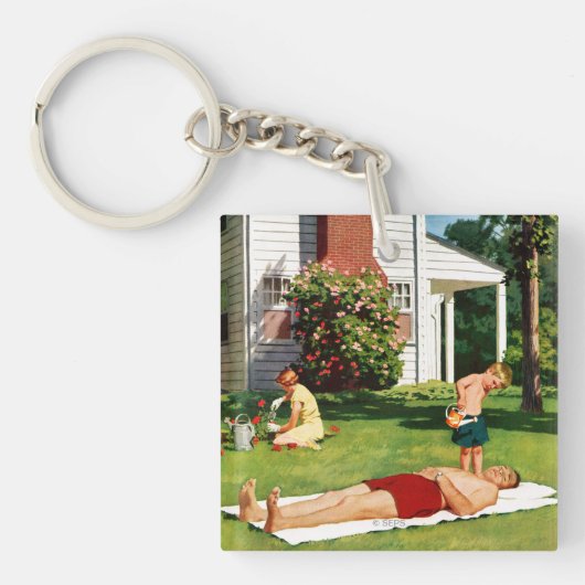 Wässernvater Schlüsselanhänger (Vorderseite)