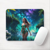 Wassernymphe des galaktischen Sees Mousepad (Mit Mouse)