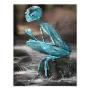 Wassernymphe / Sprite Poster / Druck