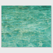 Wasserozeanlackfluss Geschenkpapier (Flach)