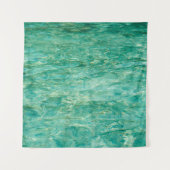 Wasserozeanlackfluss Wandteppich (Vorderseite)