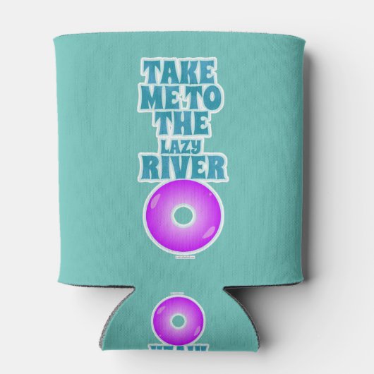 Wasserpark-Spaß bringt mich zum Lazy River Dosenkühler (Rückseite)