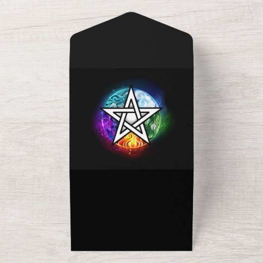 Wasserpentagramm All In One Einladung (Außenbereich)